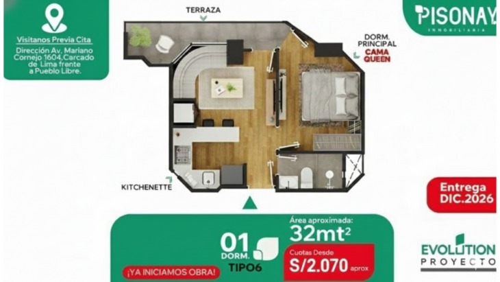 Departamentos en Cercado de lima