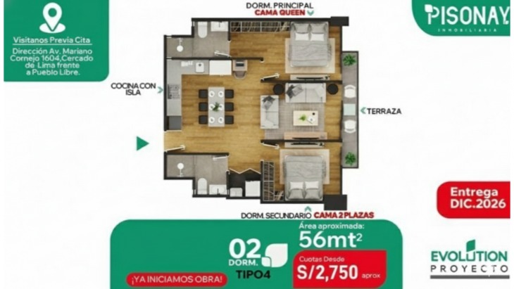 Departamentos en Cercado de lima