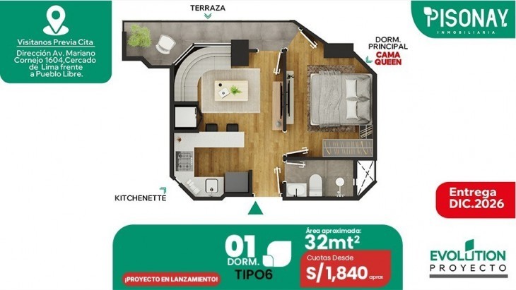 Departamentos en Cercado de lima