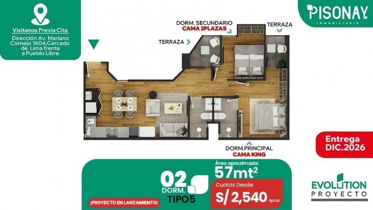 Departamentos en Cercado de lima