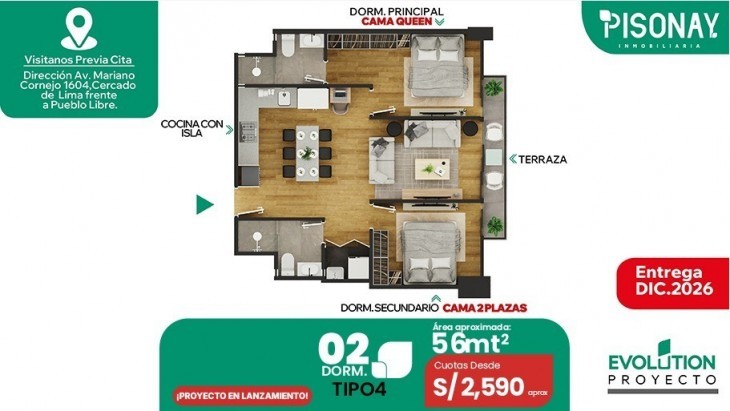 Departamentos en Cercado de lima