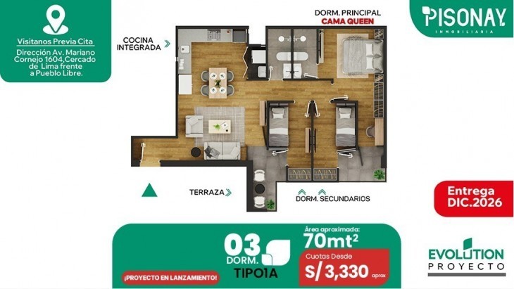 Departamentos en Cercado de lima