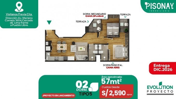 Departamentos en Cercado de lima