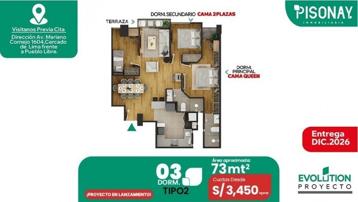 Departamentos en Cercado de lima