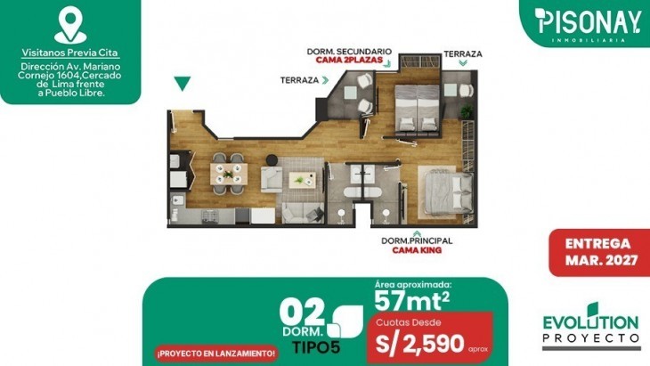 Departamentos en Cercado de lima