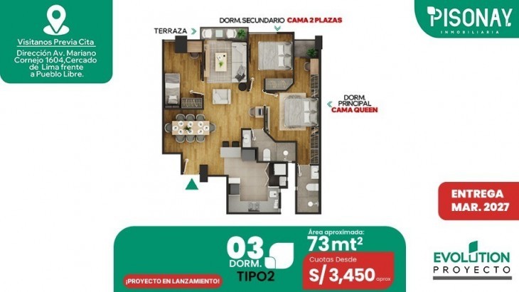 Departamentos en Cercado de lima