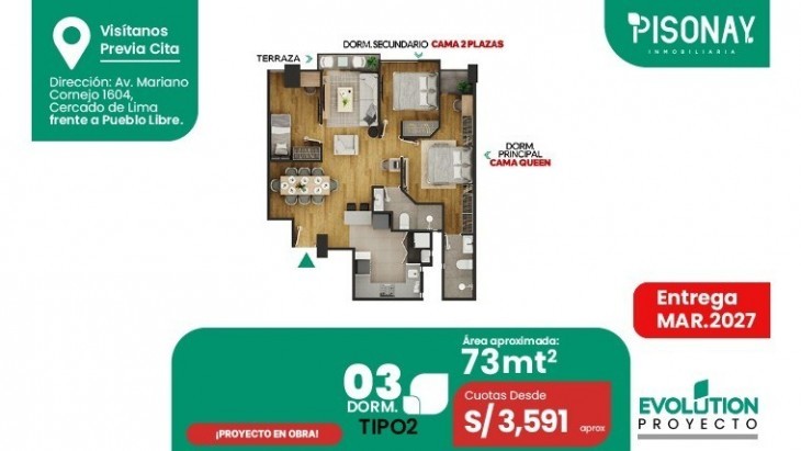 Departamentos en Cercado de lima