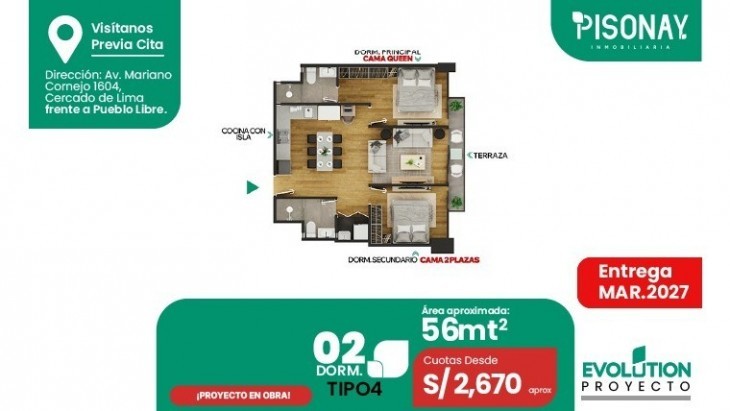 Departamentos en Cercado de lima