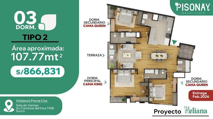 Departamentos en Santiago De Surco