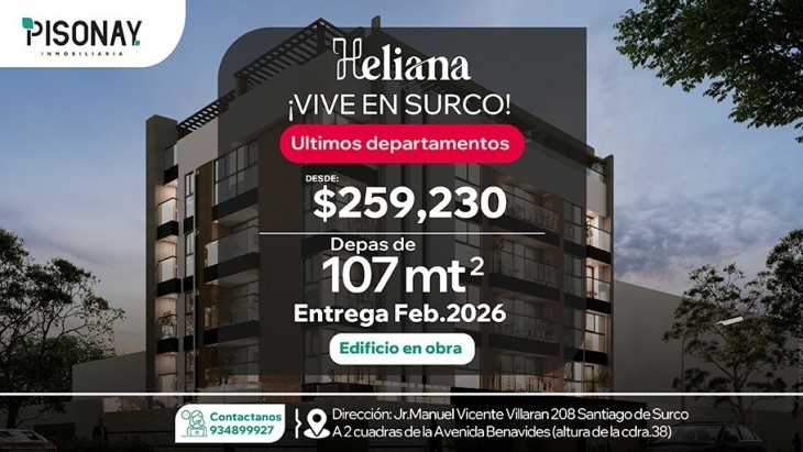 Departamentos en Santiago De Surco