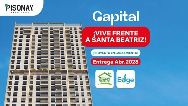 Fachada principal del proyecto CAPITAL en La Victoria