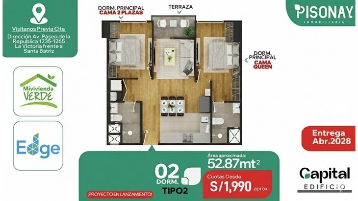 Departamentos en La Victoria