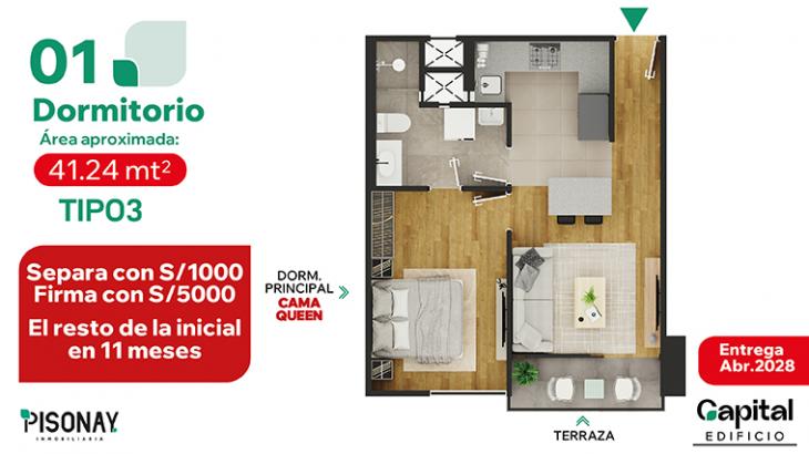 Plano del modelo 3 del proyecto CAPITAL en La Victoria