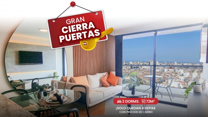 Fachada principal del proyecto MAR ADRIATICO en San Miguel