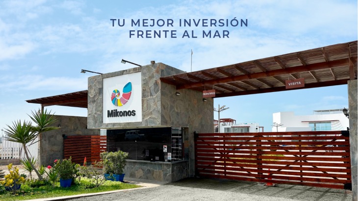 Fachada principal del proyecto Condominio Mikonos en Lima