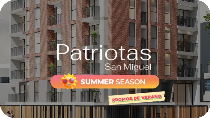 Fachada principal del proyecto PATRIOTAS SAN MIGUEL en San Miguel