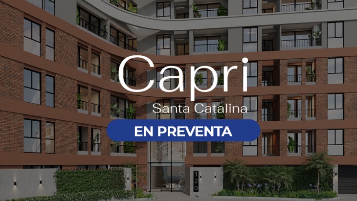 Fachada principal del proyecto CAPRI Santa Catalina en La Victoria