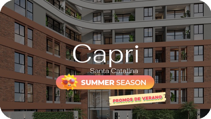 Fachada principal del proyecto CAPRI Santa Catalina en La Victoria