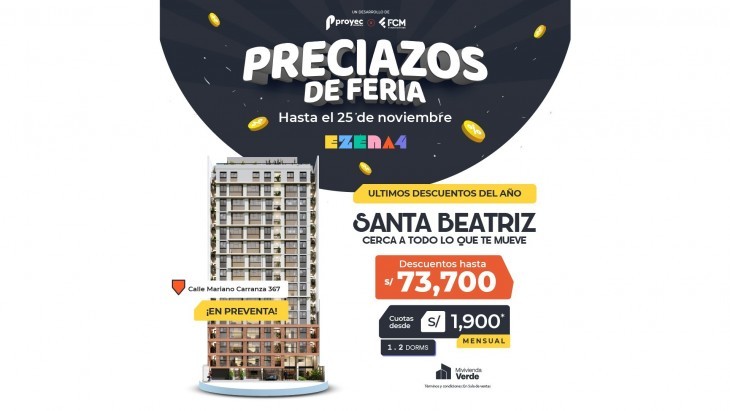 Departamentos en Cercado de lima