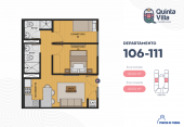 Plano del modelo Tipo 3 del proyecto Quinta Villa en Chorrillos