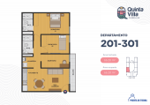 Plano del modelo Tipo 5 del proyecto Quinta Villa en Chorrillos