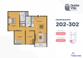 Plano del modelo Tipo 6 del proyecto Quinta Villa en Chorrillos