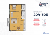 Plano del modelo Tipo 8 del proyecto Quinta Villa en Chorrillos