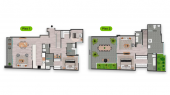 Plano del modelo DUPLEX 903 del proyecto SAN BORJA SUR 1170 en San Borja