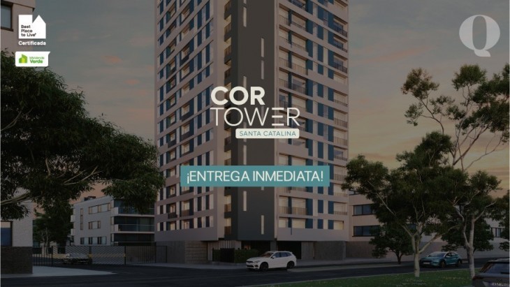 Fachada principal del proyecto Cor Tower en La Victoria