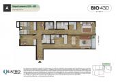 Plano del modelo A del proyecto BIO 430 en Santiago De Surco