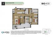 Plano del modelo J del proyecto BIO 430 en Santiago De Surco