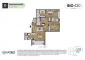 Plano del modelo O del proyecto BIO 430 en Santiago De Surco