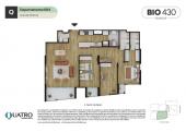 Plano del modelo Q del proyecto BIO 430 en Santiago De Surco