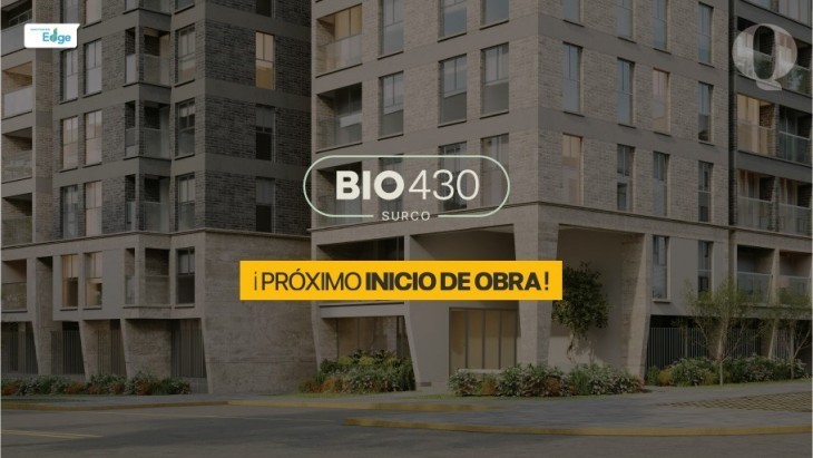 Fachada principal del proyecto Quatro | BIO 430 en Santiago De Surco
