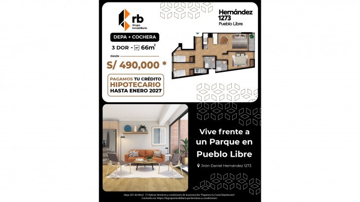 Departamentos en Pueblo Libre