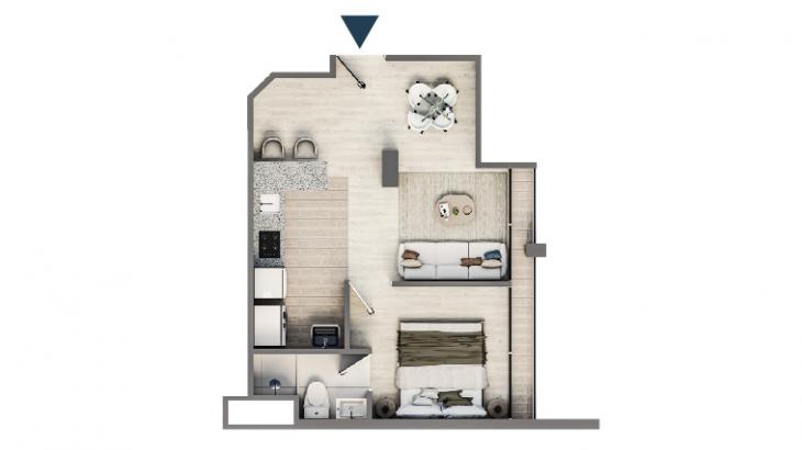 Plano del modelo 3 del proyecto MAIO en Lince