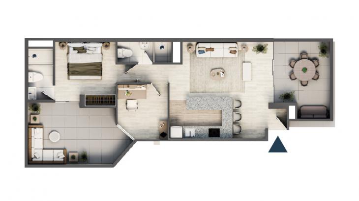 Plano del modelo S03 del proyecto MAIO en Lince