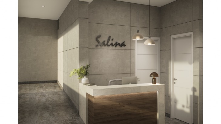 Fachada principal del proyecto Salina en San Bartolo