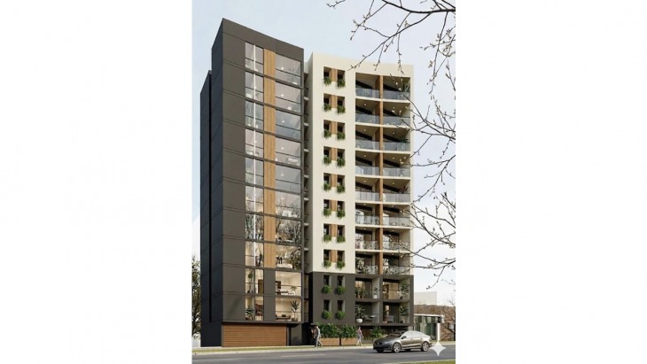 Fachada principal del proyecto KAI en San Miguel