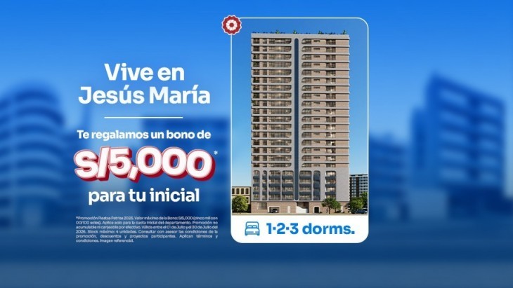 Departamentos en Jesus Maria