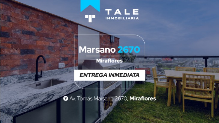 Fachada principal del proyecto MARSANO 2670 en Miraflores