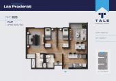 Plano del modelo X20 del proyecto Las Praderas en Chorrillos
