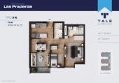 Plano del modelo X16 del proyecto Las Praderas en Chorrillos