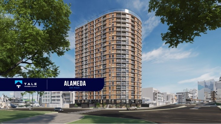Fachada principal del proyecto Alameda San Miguel en San Miguel