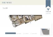 Plano del modelo X201 del proyecto THE WAVE en Miraflores
