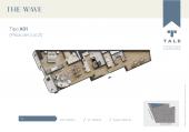Plano del modelo X01-3 AL 21 del proyecto THE WAVE en Miraflores