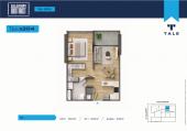 Plano del modelo X204 del proyecto SALAVERRY DISTRICT en San Isidro