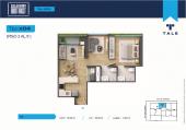 Plano del modelo X04-P03AL11 del proyecto SALAVERRY DISTRICT en San Isidro