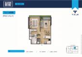Plano del modelo X05-P03AL11 del proyecto SALAVERRY DISTRICT en San Isidro