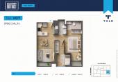 Plano del modelo X07-P03AL11 del proyecto SALAVERRY DISTRICT en San Isidro
